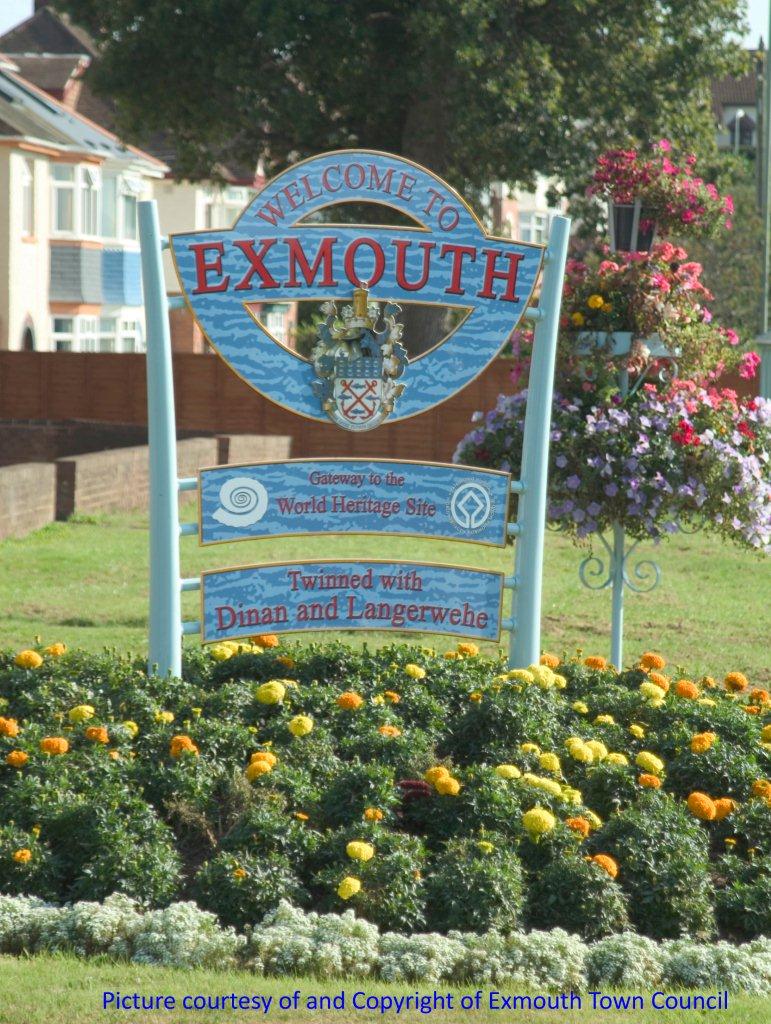 Exmouth Town Sign